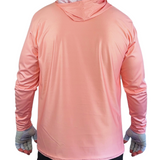 Performance Hooded Sun Shirt - Light Orange
