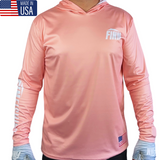 Performance Hooded Sun Shirt - Light Orange