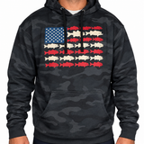 Red, White & Bass Hoodie