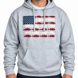 Red, White & Bass Hoodie